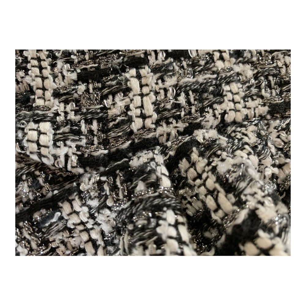 Aqua Black and White Textured Dress Sz S - Picture 5 of 7